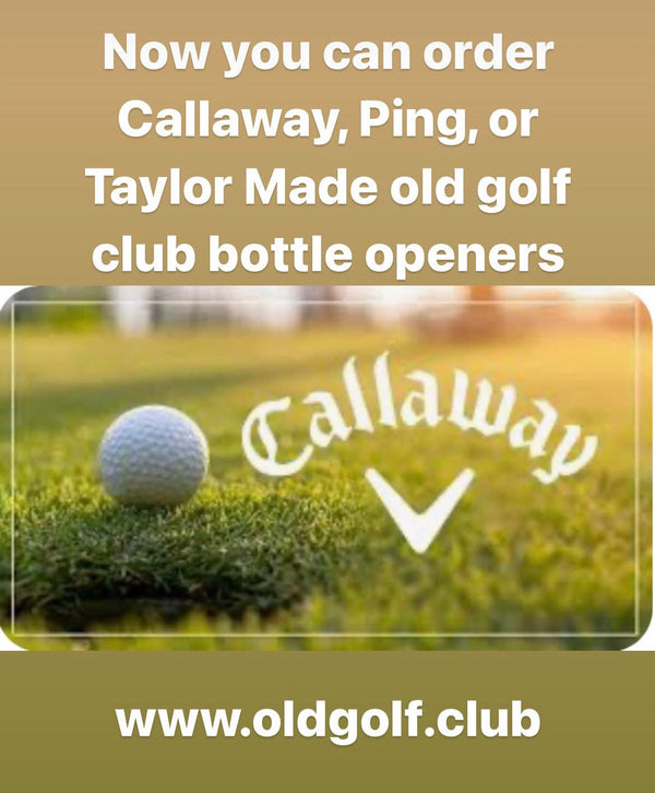 Vintage Golf Club Bottle Opener